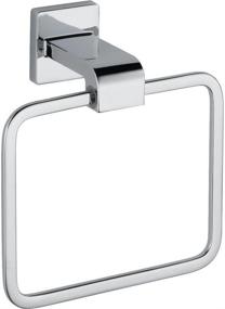 img 4 attached to 🔵 Polished Chrome DELTA 77546 Ara Towel Ring | Dimensions: 3.5 x 7.06 x 7.25 Inches