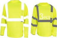 enhanced visibility: lx reflective breathable orange 3pcs occupational health & safety products логотип