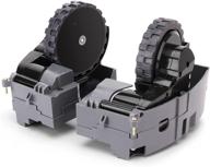 interchangeable wheel module pair for irobot roomba 500, 600, 700, 🔄 800, and 900 series - compatible with 880, 980, 960, 860, and 864. логотип