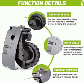 img 2 attached to Interchangeable Wheel Module Pair for iRobot Roomba 500, 600, 700, 🔄 800, and 900 Series - Compatible with 880, 980, 960, 860, and 864.