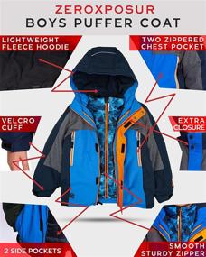 img 2 attached to 🧥 ZeroXposur Little Winter Jacket: Boys' Fleece Clothing for Jackets & Coats