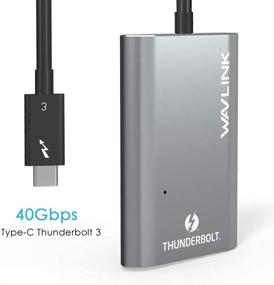 img 2 attached to 🖥️ WAVLINK адаптер USB-C Type C с двумя портами DisplayPort | Поддерживает два монитора Dual 4K@60Hz | Совместим с Thunderbolt 3 | Для Mac и Windows.