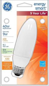img 2 attached to 💡 GE Lighting 47488 Energy Smart CFL 9W Blunt Tip Light Bulb - 40W Replacement - 430 Lumens - Medium Base (1-Pack)