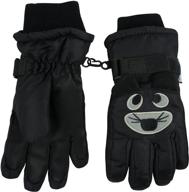 🧤 n'ice caps kids cute animal faces thinsulate waterproof gloves for cold weather logo
