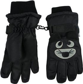 img 3 attached to 🧤 N'Ice Caps Kids Cute Animal Faces Thinsulate Waterproof Gloves for Cold Weather