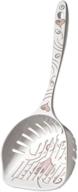 🐱 petmate curvations cat litter scoop - jumbo size for easy cleanup - white/pink scoop by dosckocil logo