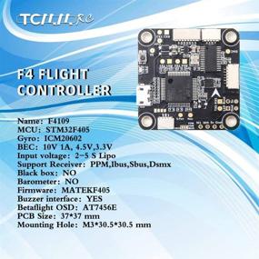 img 3 attached to TCMMRC FC F4 Flight Controller OSD 2-5S DSHOT600 for RC Drone FPV Racing - Upgrade your Drone's Performance!