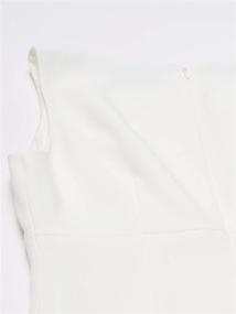img 1 attached to 👗 Kasper Women's Stretch Sheath Dress in Vanilla - Ladies Fashion