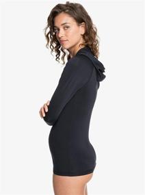 img 3 attached to Roxy Womens Essentials Rashguard Anthracite