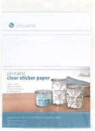 🖨️ silhouette clear sticker paper - high-quality printable media for media-clr-adh logo