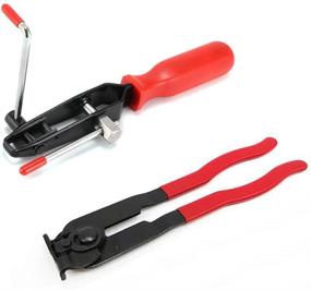 img 4 attached to Auto CV Joint Boot Clamp Pliers - Efficient Ear Boot Tie Pliers, Car Band Tool Kit for Automotive Hose Axle - Set of 2PCS