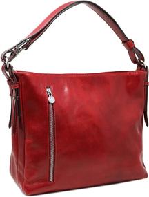 img 4 attached to Floto Orvieto Leather Shoulder Crossbody