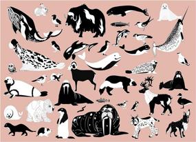 img 2 attached to Double-Sided Arctic Animals Puzzle: An Educational Game
