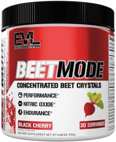 img 4 attached to 🥤 Evlution Nutrition Beet Mode: Concentrated Beet Root Crystals for Enhanced Nitric Oxide Production, Natural Circulation and Immune Support, Packed with Antioxidants, Vegan and Non-GMO, ideal for Endurance and Superfood Nutrition (Black Cherry Flavor, 30 Servings)
