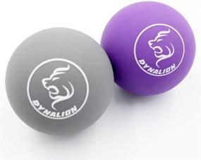 img 3 attached to Dynalion 2-Pack Silicone Massage Balls for Myofascial 💆 Release and Muscle Knot Relief, Ideal for Yoga Therapy