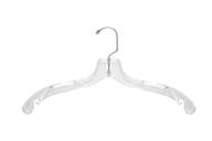 👗 nahanco 505 clear plastic dress hangers - middle heavy weight, 17" (pack of 100) логотип