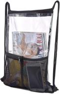 🎒 transparent clear bag backpacks: ideal see-through daypacks for casual use logo