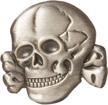 eagleemblems p64882 pin skull bones pwt logo