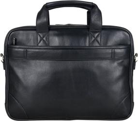 img 3 attached to Ben Sherman Top Zip Laptop Portfolio Briefcase: Sleek & Stylish, Black, Perfect for Any Size