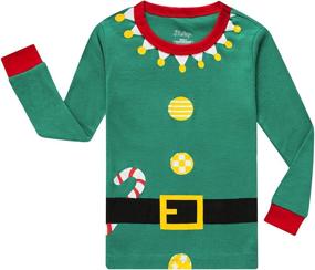 img 3 attached to 100% Cotton Rocket Christmas Pajama 🚀 Set for Boys - Sizes 2-7 Years
