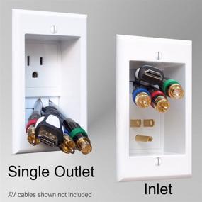 img 2 attached to Набор PowerBridge Solutions Cable Electrical Distribution Wire Management Kit (ONE-CK-H2) для управления кабельными электротехническими системами