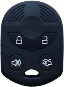 img 3 attached to Protective Silicone Cover Case for Ford Lincoln Mercury Keyless Remote – Fits OUCD6000022 164-R8046 164-R7040 CWTWB1U722