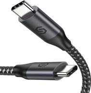 🔌 syncwire usb c к usb c кабель - 100w 20v/5a 6.6ft pd быстрая зарядка кабель | плетеный нейлон | совместим с macbook pro 2020, ipad pro 2020, samsung galaxy s21 s20 s10, google pixel логотип