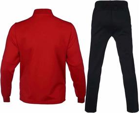 img 3 attached to Tracksuit Heavyweight Athletic Sweatsuits Charcoal Sports & Fitness in Team Sports