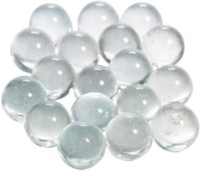 img 4 attached to 500-Piece Bulk Round Clear Glass Marbles for Vases by Galashield