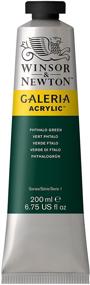 img 4 attached to 🎨 Winsor & Newton Galeria Acrylics - Phthalo Green - 200ml Tube: Vibrant and Professional Grade Acrylic Paint