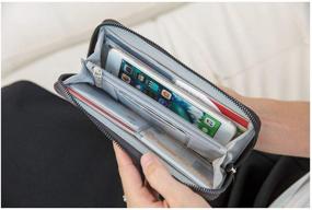 img 1 attached to 🧳 Travelon Single Wallet - Black RFID Blocking Travel Accessories