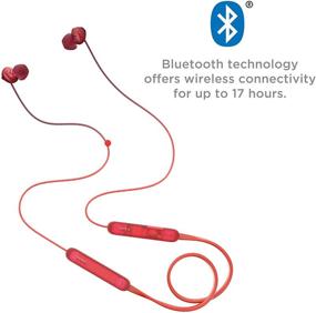 img 2 attached to 🎧 TCL SOCL300BT Беспроводные Bluetooth наушники-затычки: Изоляция шума, воспроизведение 17 часов, встроенный микрофон - закатный оранжевый