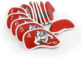 img 3 attached to 🏌️ Craftsman Golf 11pcs Waterproof Leather Iron Headcover Set for Taylormade, Callaway & More