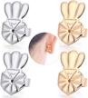 delecoe hypoallergenic adjustable repacements earrings logo