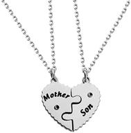 💕 cherish the bond: mother & son necklace set for two – matching jewelry gift logo