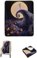 🎃 the nightmare before christmas lightweight blanket, ideal for bed, couch, sofa, camping - 50"x 60" - perfect for kids and adults logo