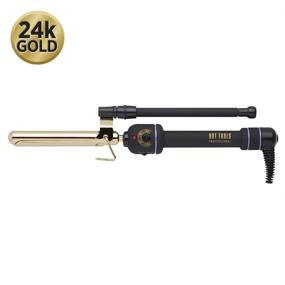img 3 attached to 🔥 HOT TOOLS Professional 24K Gold Marcel Curling Iron/Wand, 3/4 inch: Create Effortless Curls with Precision and Style
