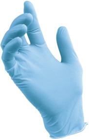 img 2 attached to 🧤 Firm Grip Blue Nitrile Disposable Gloves 100 Pack - Latex-Free, Powder-Free for Superior Hand Protection