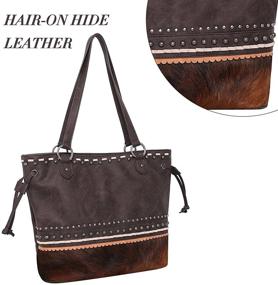 img 2 attached to Cowhide Leather Concealed Shoulder TR120G 918BK Women's Handbags & Wallets for Hobo Bags