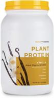 organic superfoods plant protein powder meal replacement with vitamins & fiber - gluten-free, dairy-free, non-gmo, halal vegan protein. natural vanilla flavor (2 lbs - 30 servings) noorvitamins logo