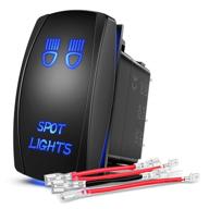 🚗 nilight spot lights rocker switch led light bar switch 5pin laser on/off switches 20a/12v 10a/24v with jumper wires set | ideal for cars, trucks, and rvs | 2-year warranty logo