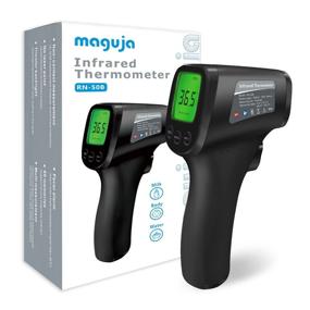 img 4 attached to Maguja Touchless Digital Infrared Forehead Thermometer for Adults, Kids, and Baby with 3 in 1 Digital LCD Display for Forehead, Body - Featuring Fever Alarm and Memory Function