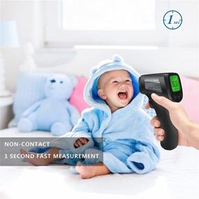 img 3 attached to Maguja Touchless Digital Infrared Forehead Thermometer for Adults, Kids, and Baby with 3 in 1 Digital LCD Display for Forehead, Body - Featuring Fever Alarm and Memory Function