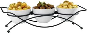 img 3 attached to 🍽️ Exquisite 4 Piece Ceramic Appetizers: Elevate your Dining Experience with Elegant Relish