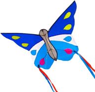 huge butterfly kite: effortless flying fun for kids & adults - besra's single line insect nylon kite with handle & strings логотип