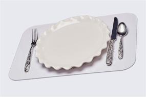 img 2 attached to 🍽️ 11 Inch Acrylic Placemats for Plastic Products