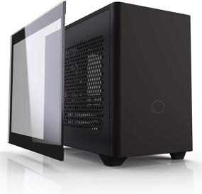 img 4 attached to 🖥️ Корпус для мини-компьютера Cooler Master MasterBox NR200P Mini ITX - черный, боковая панель из закаленного стекла, расширенные опции охлаждения, вертикальный дисплей для GPU, инструментальный доступ на 360° без использования инструментов.