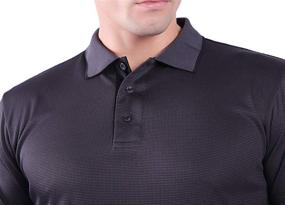 img 1 attached to Ultimate Comfort and Performance: Quick Dry Breathable Sleeve Regular Fit Men's Shirt!