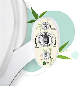 img 4 attached to 🚽 Zen Bidet WARM - Premium Dual Nozzle Toilet Seat Attachment with Self Cleaning Nozzles and Ceramic Valves - Hot and Cold Water Brass Components - Designed for U.S. and Canada