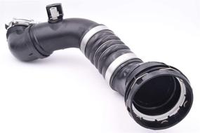 img 3 attached to Reilfastprts 6.7L Diesel Turbo Intake Hose with Air Charge Temp Sensor for Super Duty 2011-2016, BC3Z-6F073-D 4R8Z-12A697-A Intercooler to Intake Hose, Cold Side CAC Air Tube for F250 F350 F450